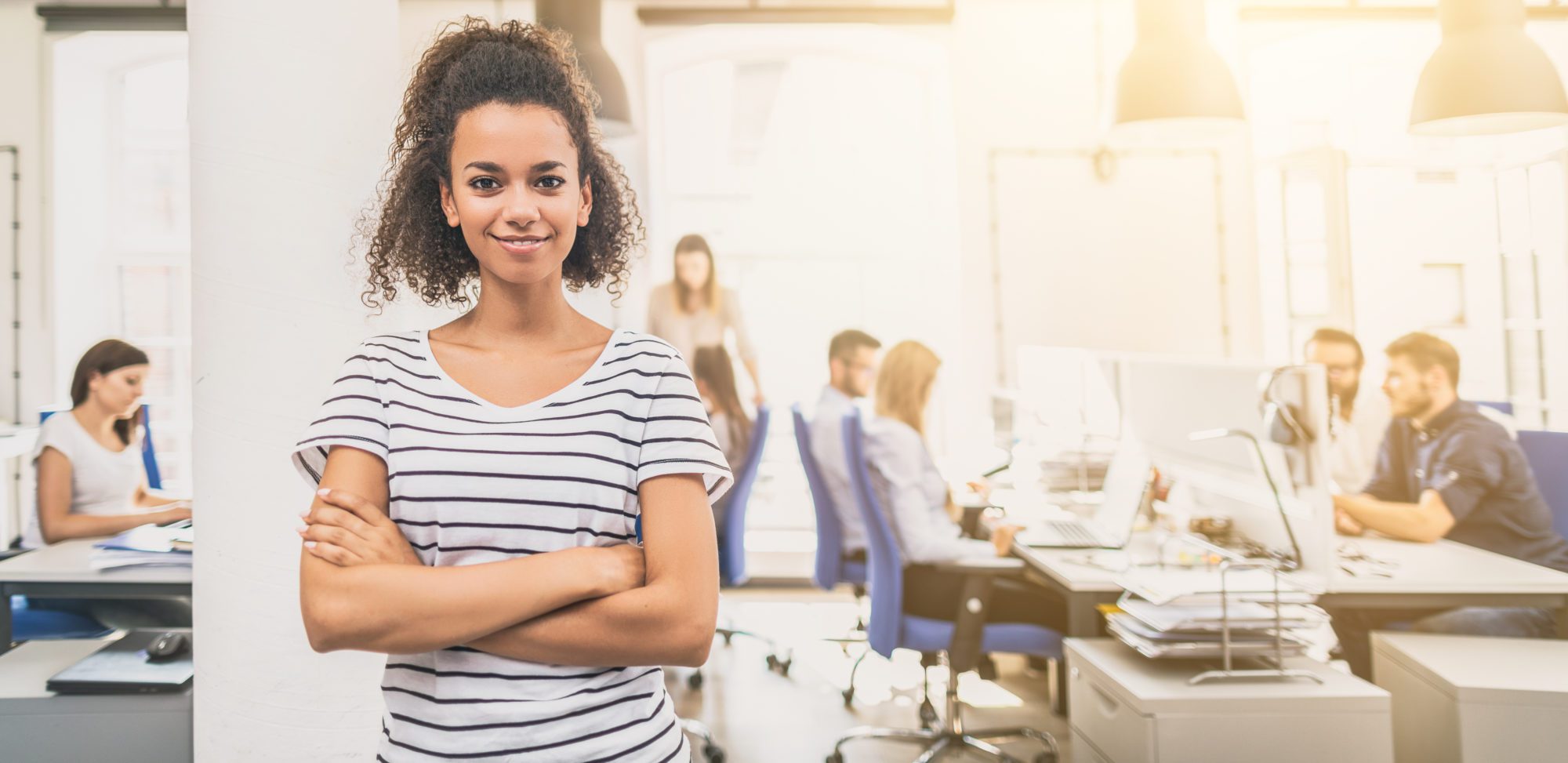 woman in office