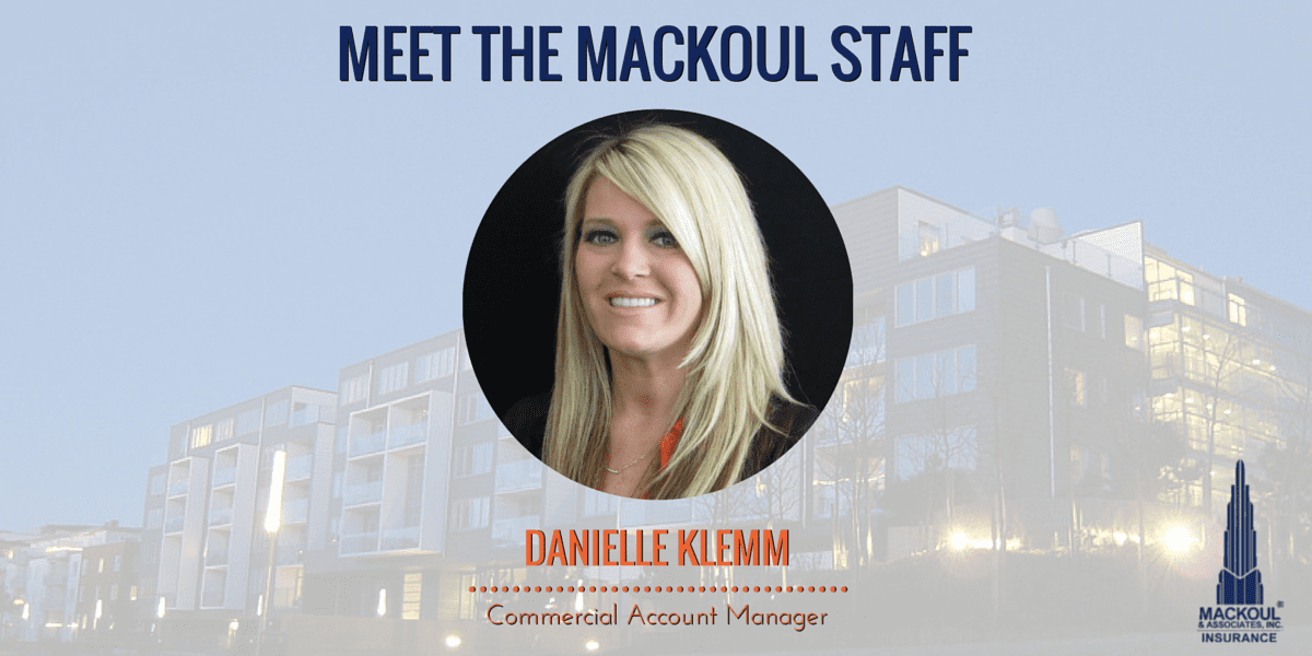 Meet the Mackoul Staff - Danielle Klemm
