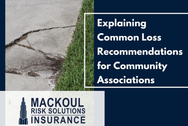 explaining loss recommendations for community associations
